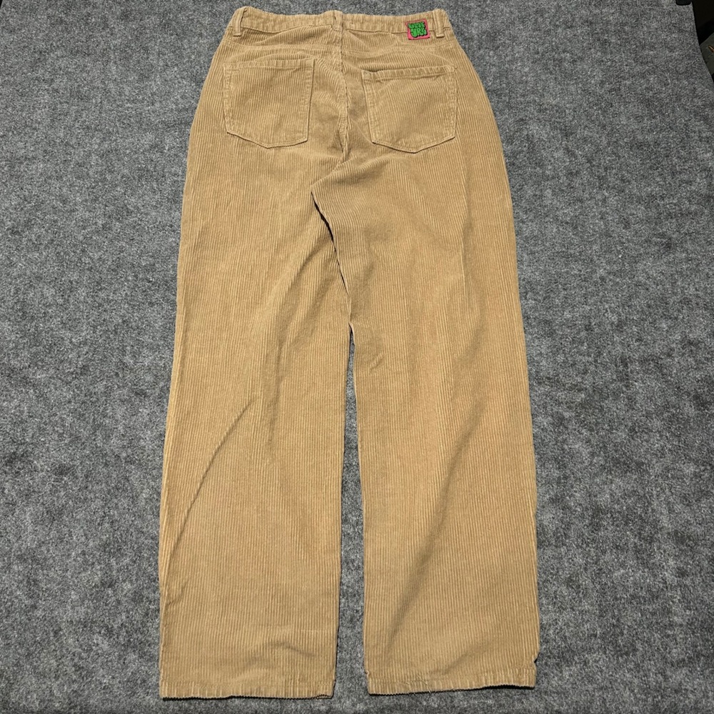 Empyre Tan Corduroy Wide Leg Baggy Skater Pants Y2K 90s Size 7